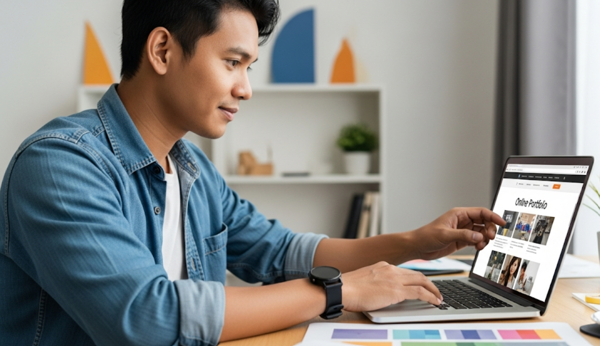 Cara buat portofolio online