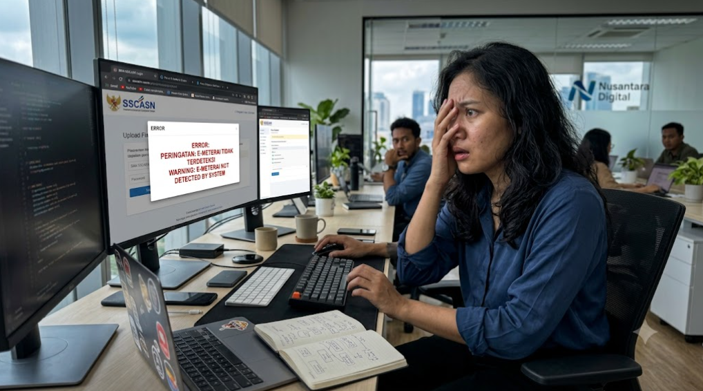 Alasan kenapa e-meterai ditolak oleh sistem SSCASN