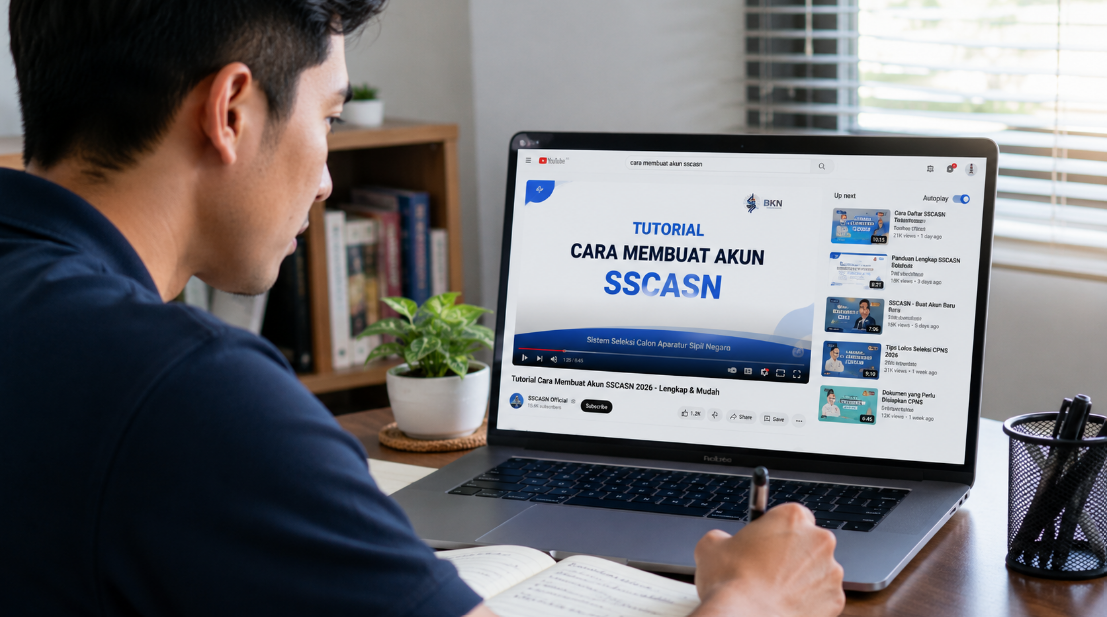 Cara buat akun SSCASN lengkap step-by-step