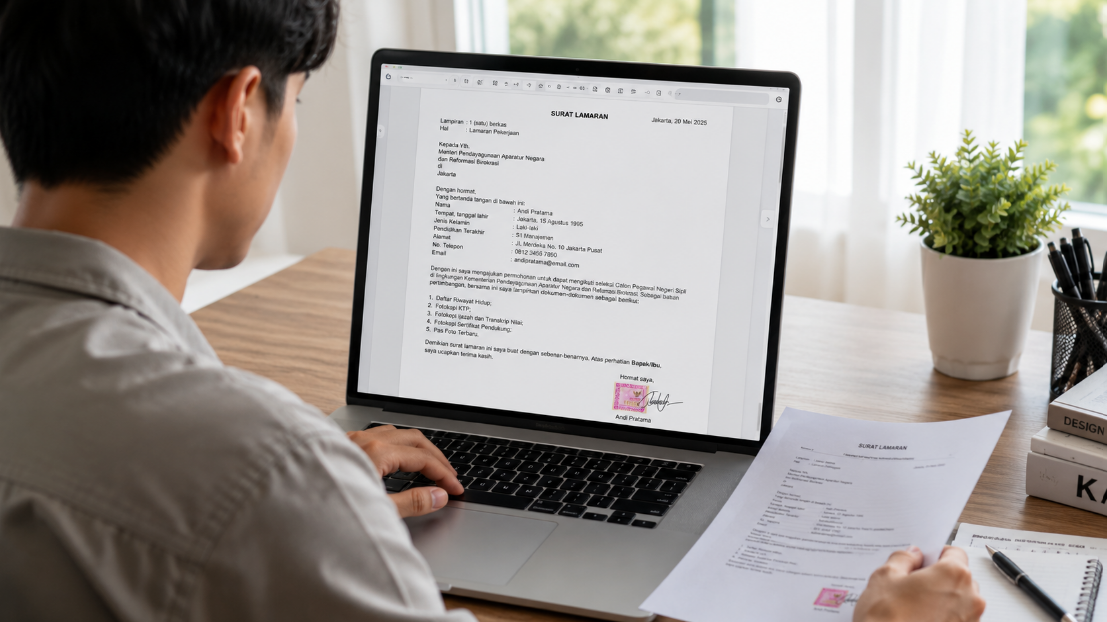 Cara beli e-meterai dan membubuhkan online di SuratPlus