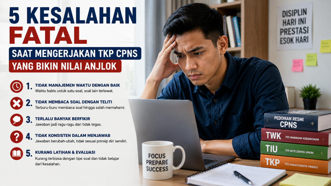 5 Kesalahan Fatal Saat Mengerjakan TKP CPNS